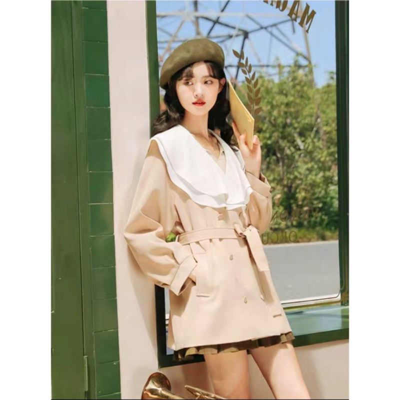 Blazer Wanita, Blazer Korea, Blazer Coat Katun Drill , Atasan Wanita Import , Baju Wanita, Busui, #6