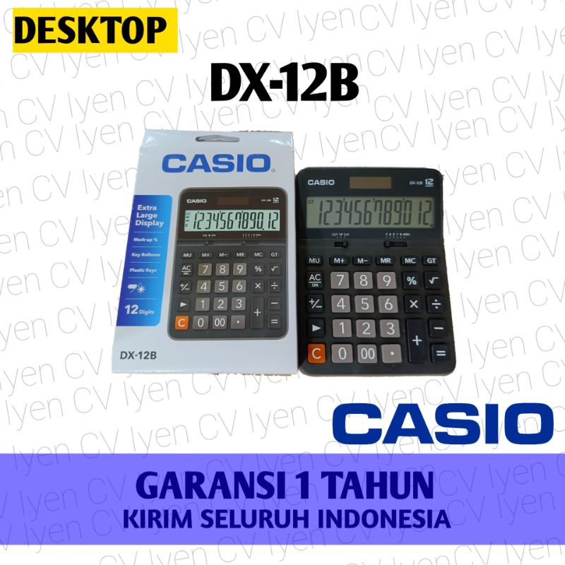 

kalkulator Dekstop Casio DX-12B / Casio DX 12B / casio dx 12b / kalkulator casio