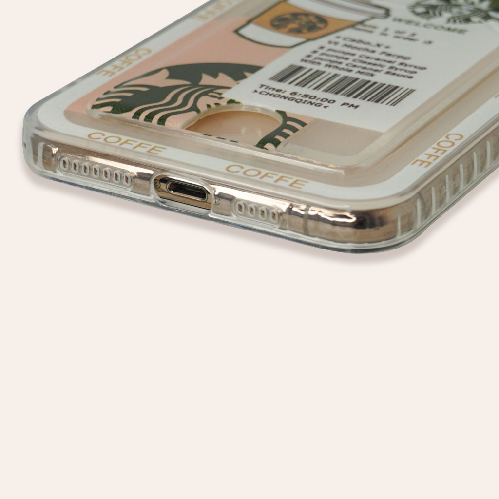 Casing Oppo A78 5G SOFT CASE MOTIF TRANSPARANT with SLOT CARD