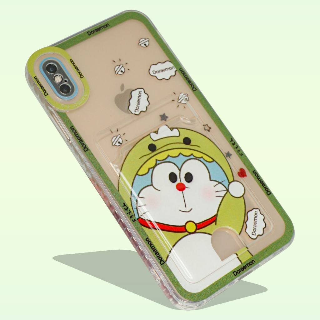 Casing Oppo A78 5G SOFT CASE MOTIF TRANSPARANT with SLOT CARD