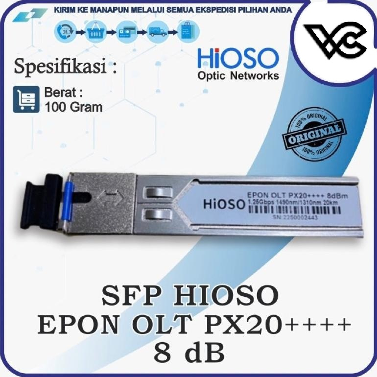 SFP EPON HIOSO PX20+++ 8dB [ Support Hioso 2 Port ]