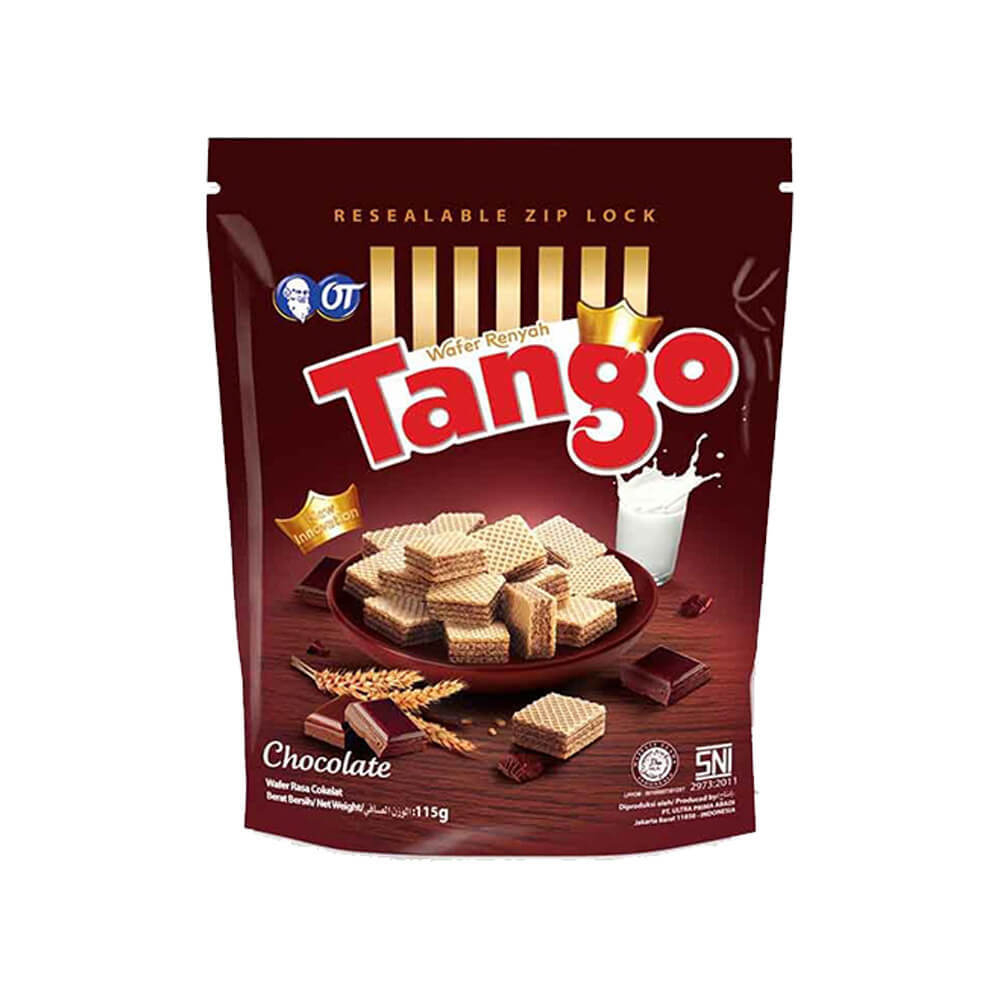 

Tango wafer Chocolate 115gr rasa cokelat