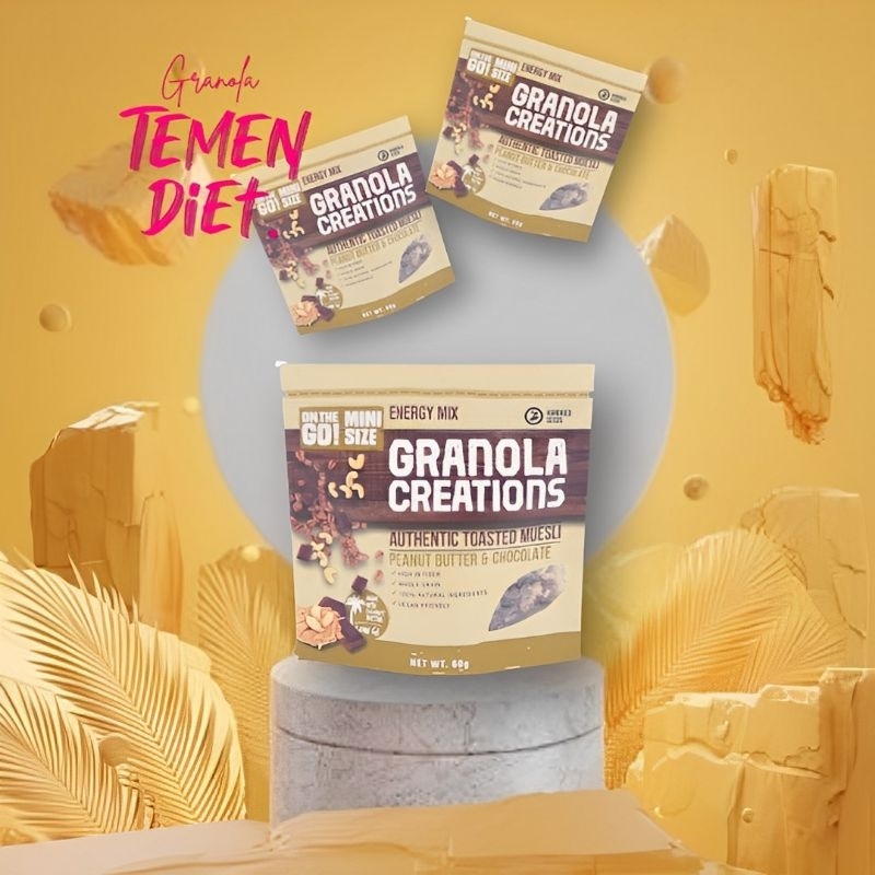 

Granola Creations 60g Peanut Butter & Chocolate
