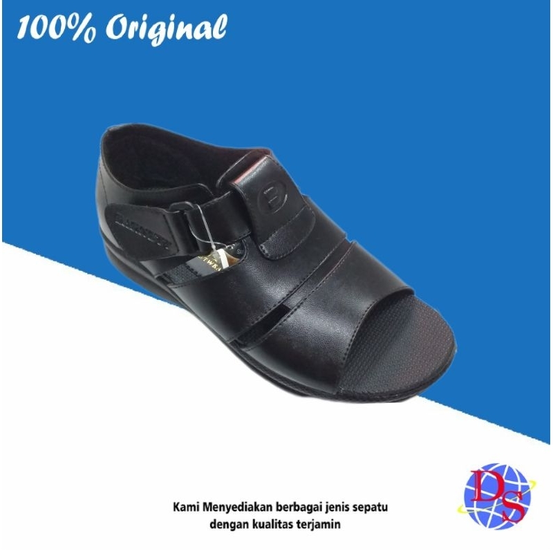Sandal Pria Barnet BL 20 Hitam Sepatu Sandal