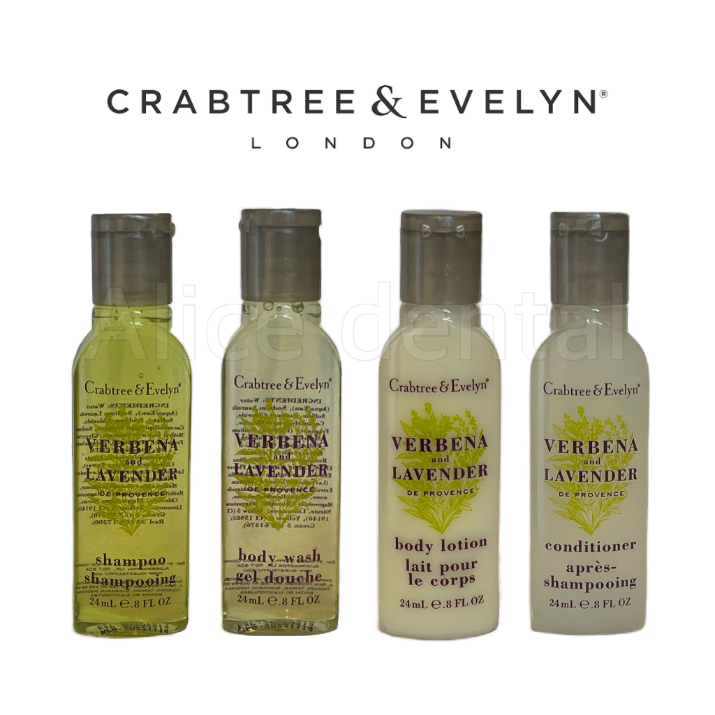 Crabtree and evelyn Crabtree &amp; evelyn shampoo body wash conditioner body lotion facial soap ORIGINAL travel size sabun hotel