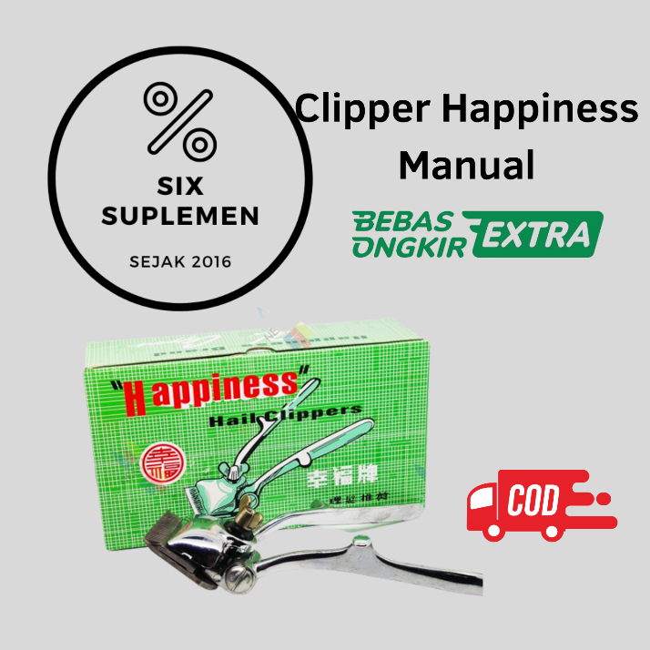 Clipper Alat Cukur Gunting Rambut Manual Happiness bukan wahl (HAPPINESS)
