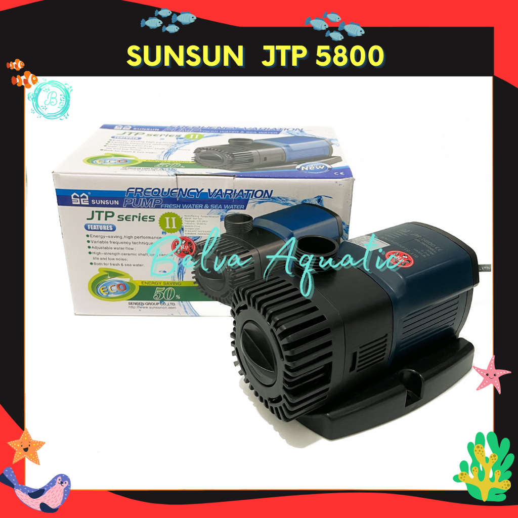 Yamano ACT 5800 AC T5800 Low Watt Pompa Mesin Kolam Aquarium Hidroponik