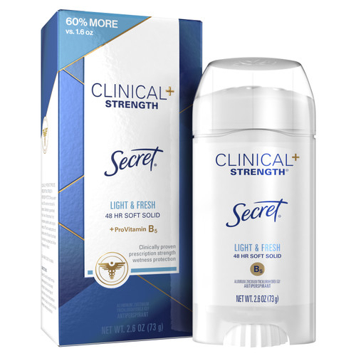 Secret Deodorant Clinical + Strength Antiperspirant Clean Light and Fresh