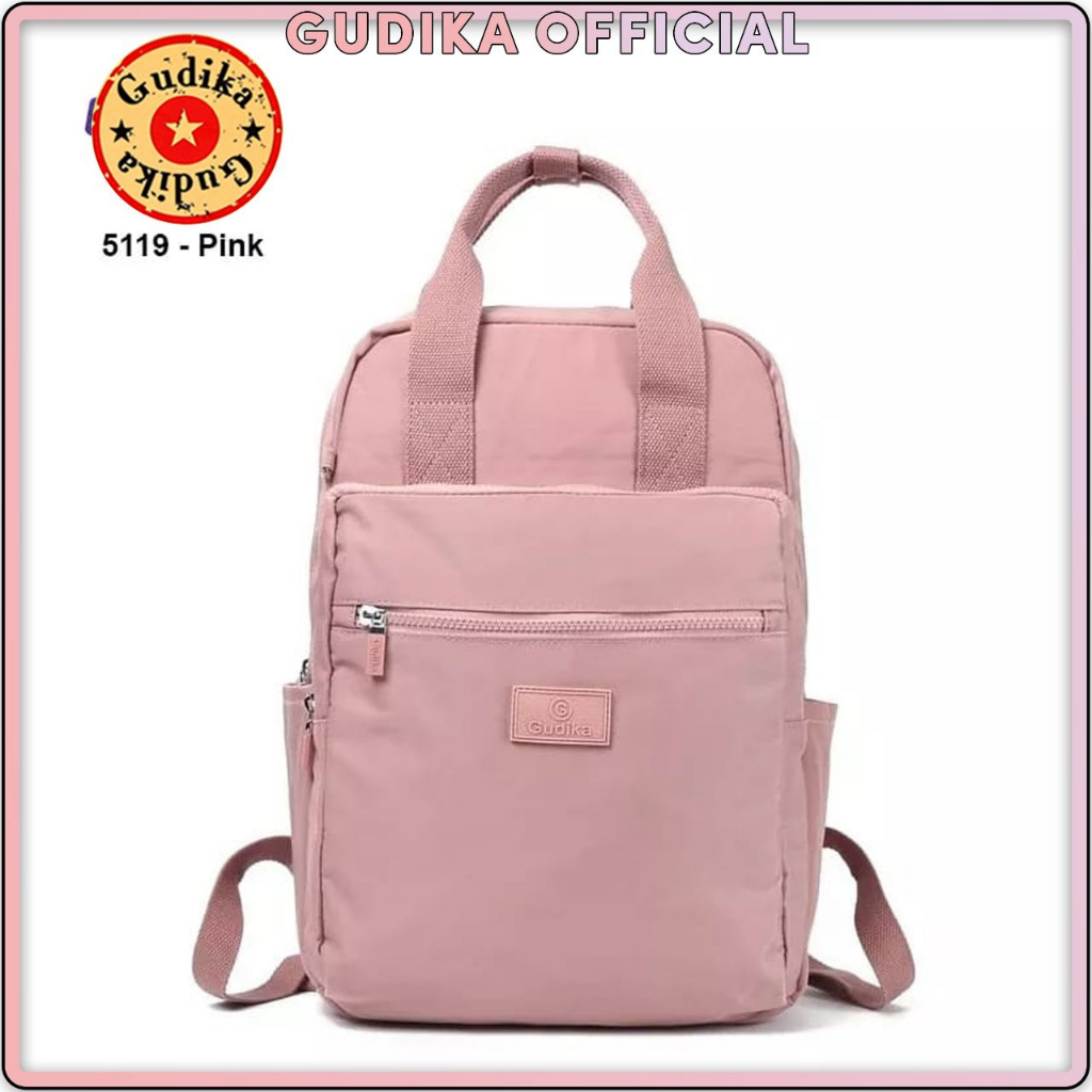 GUDIKA 5119 | Backpack Waterproof Wanita Tas Ransel Laptop Anti Air Import Original | Ransel Cewek | Ransel Perempuan | Tas Wanita