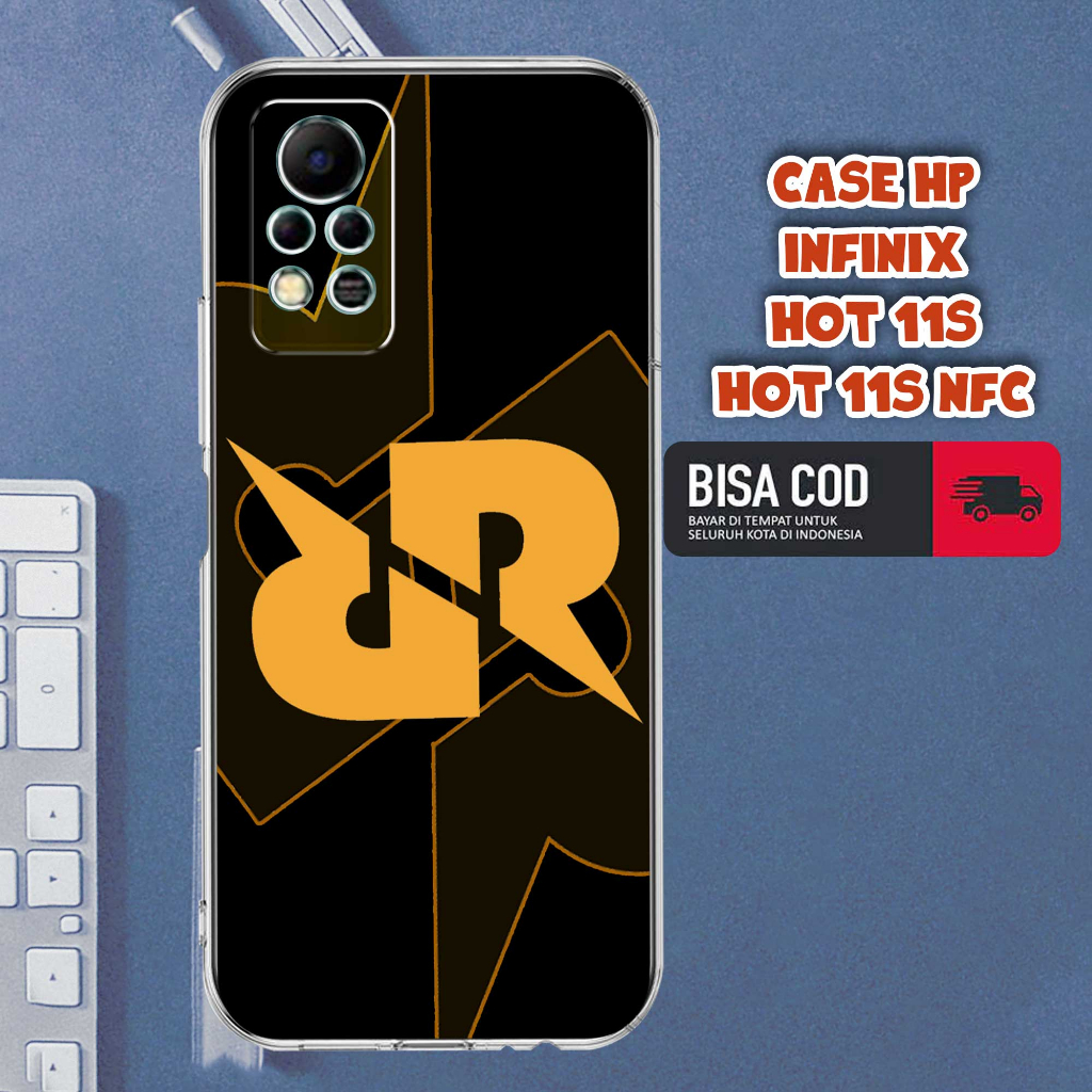 CASE INFINIX HOT 11S NFC MOTIF [RRQ GAMERS] TERLARIS CASING INFINIX HOT 11S NFC TERBARU CLEAR CASE P