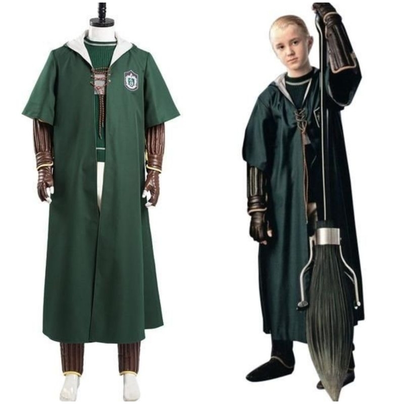 Jubah harry potter gryffindor & Quidditch slytherin (preloved)