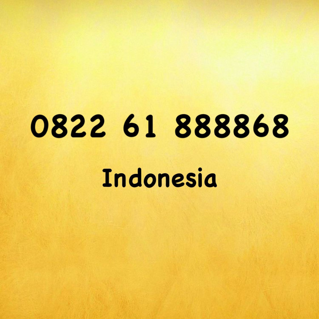 Nomor Cantik Simpati LOOP Seri - 68 - 8868 - 0822 61 888868