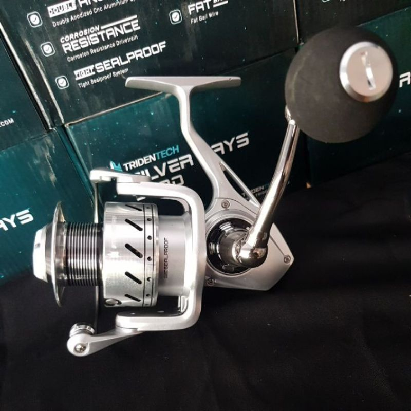 Reel TRIDENTECH SILVER RAYS - NEW COLOUR (POWER HANDLE)