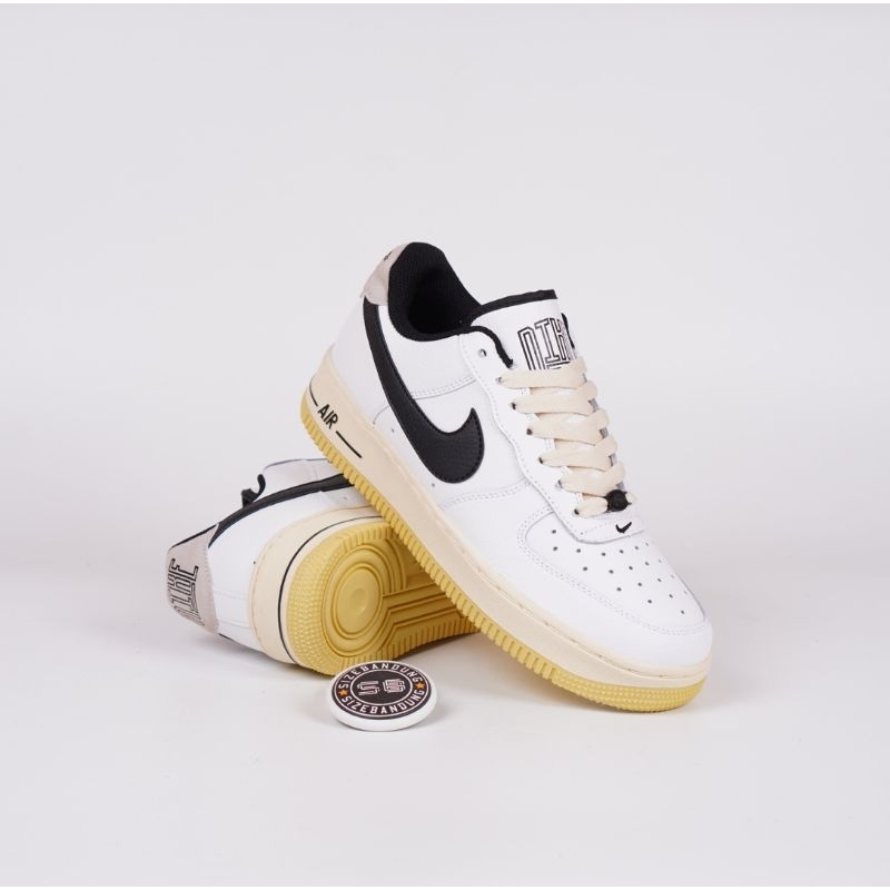 Sepatu Nike Air Force 1 Low 07 LX Commend Force White Black