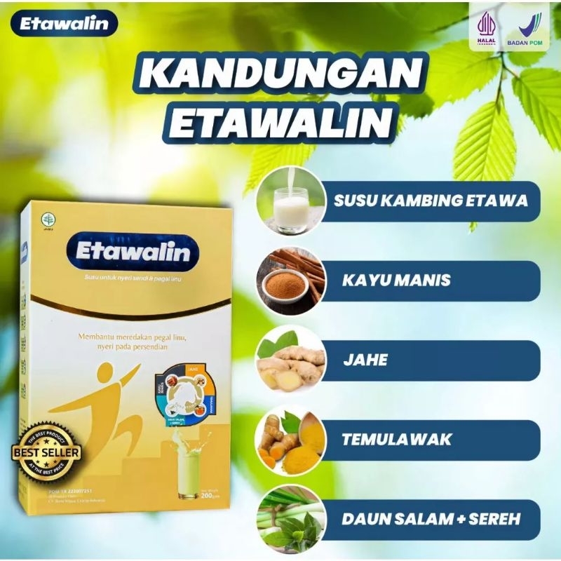 

Susu Etawalin Original Ori - Susu Etawa Bubuk Atasi Nyeri Pinggang Sendi Lutut Osteoarthritis Rematik Asam Urat