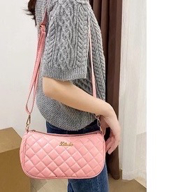 PROMO SALE 7.7 - TAS SELEMPANG WANITA IMPORT KULIT COKLAT SLOVENE TA487B7 PREMIUM SLING BAG CEWEK KOREA FASHION KEKINIAN REMAJA MURAH