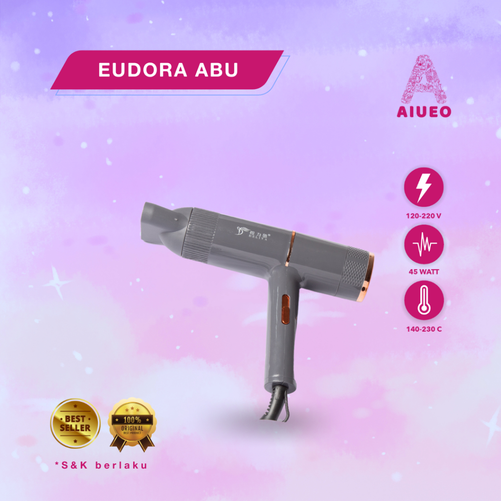 Hair Dryer Pengering Rambut Profesional Salon Eudora | Hairdryer Salon Profesional