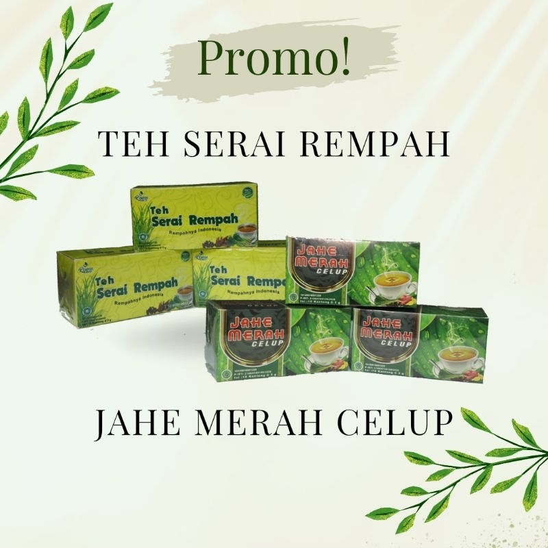 

Promo Paket - Teh Serai Rempas & Jahe Merah Celup