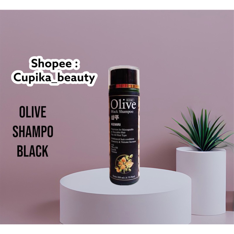 &lt;pk&gt; syb olive black shampo kemiri penyubur rambut - pemanjang rambut black shampo olive