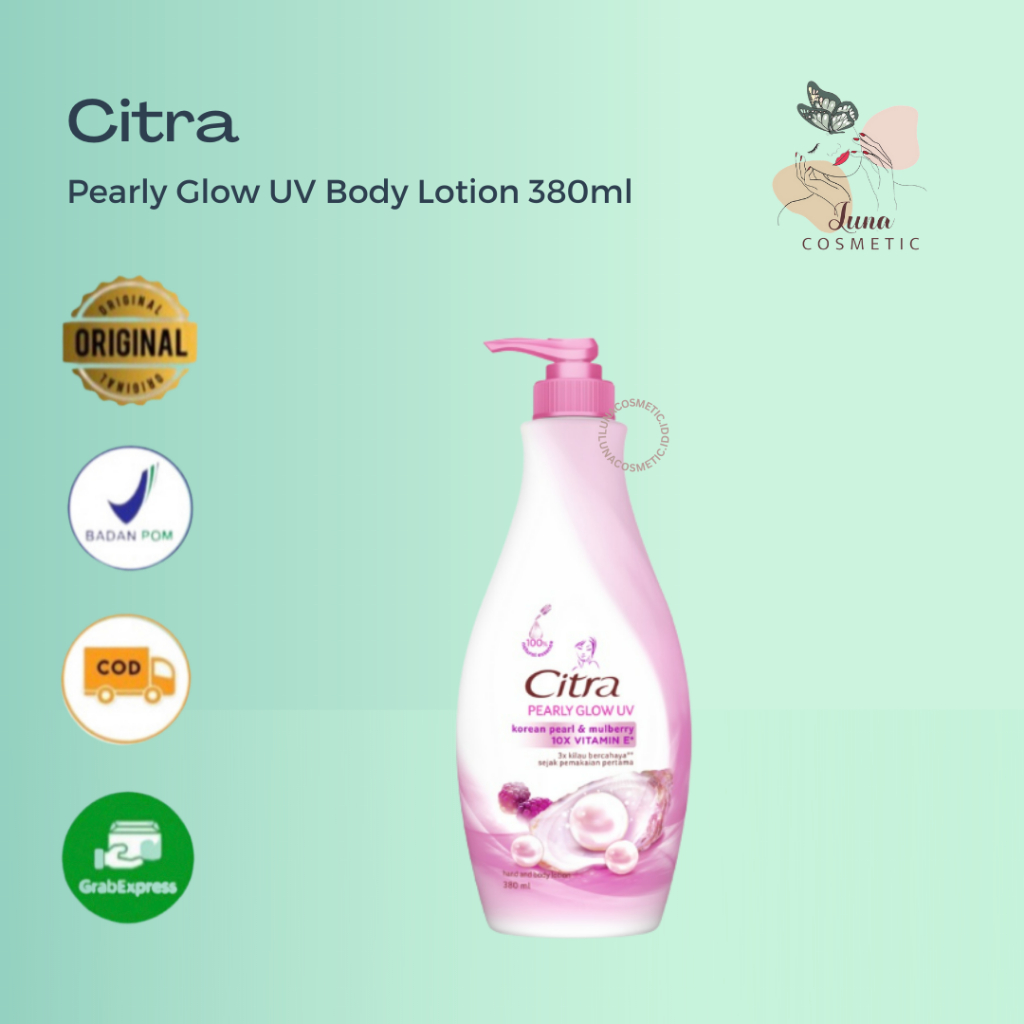 Citra Pearly Glow UV Body Lotion 380ml