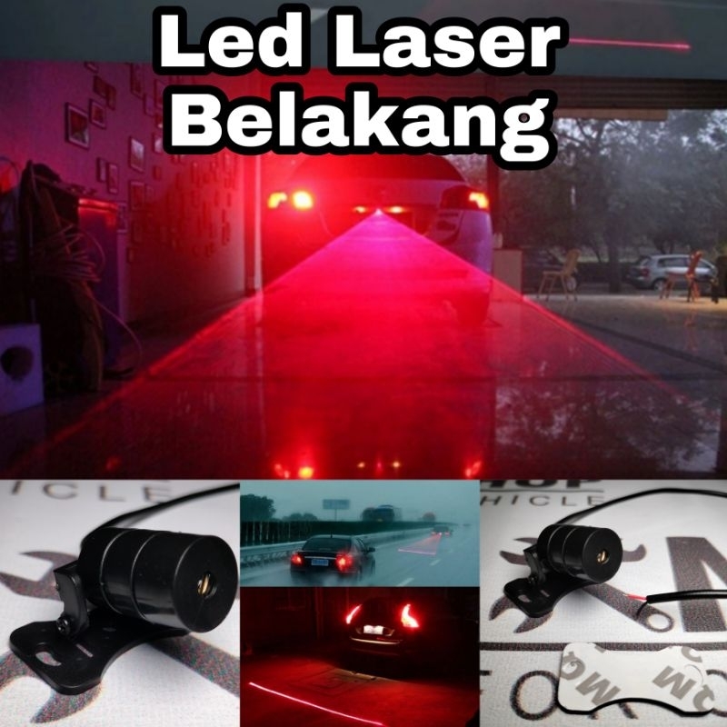 Lampu Rem Laser Motor & Mobil (Led Warning Laser)