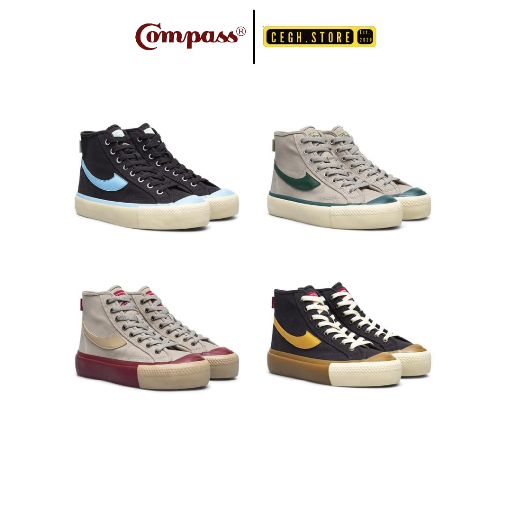 Compass Gazelle High Choco Ice / Wafer Green / Wafer Maroon / Caramel [ORIGINAL]