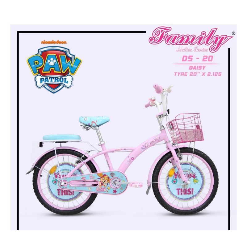 SEPEDA ANAK PEREMPUAN 16 INCH FAMILY DAISY