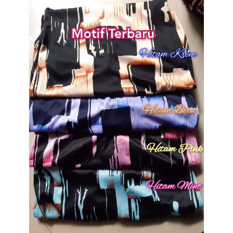 CELANA PANJANG SANTAI WANITA MOTIF ABSTRAK