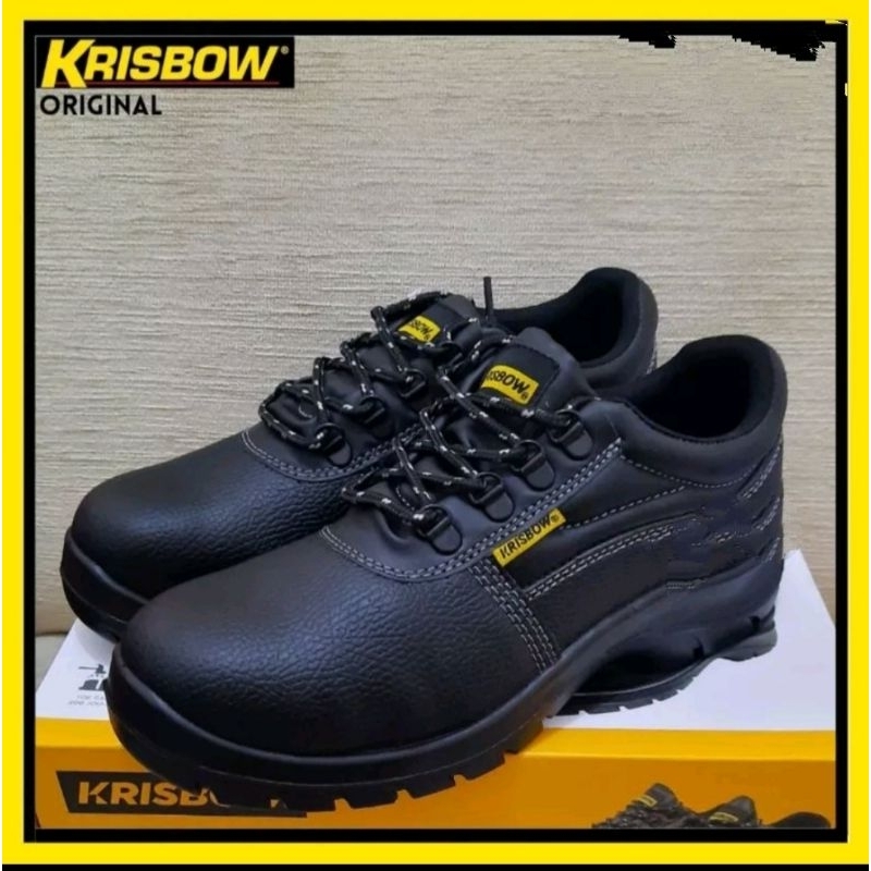 Sepatu Safety KRISBOW ARGON 4" || Safety Shoes Krisbow ARGON 4IN || Sepatu Safety Krisbow ARGON