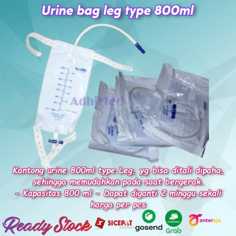 urine bag leg type / urin bag leg type / kantong urin paha