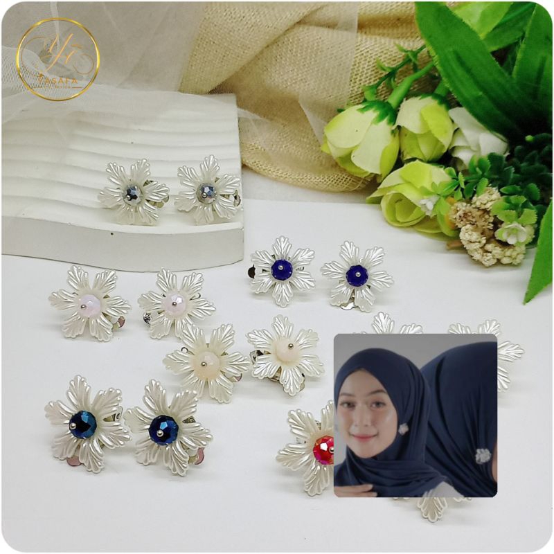 Anting Klip Hijab by Yasafa