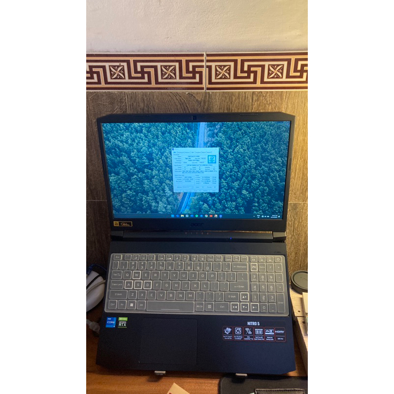 Acer nitro 5 rtx 3050 second pemakaian 6 bulan