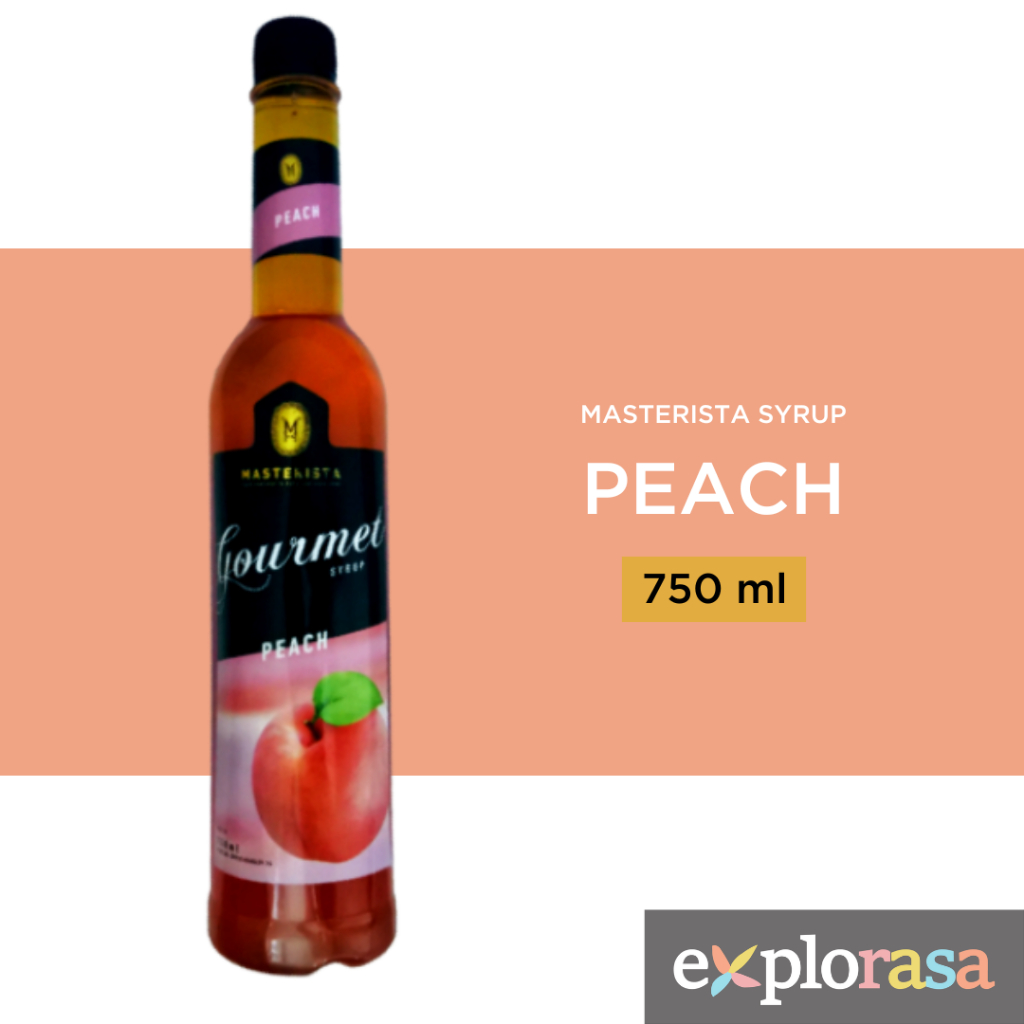 

Sirup/Syrup/Sirop Minuman Masterista - Peach Syrup 750 ml