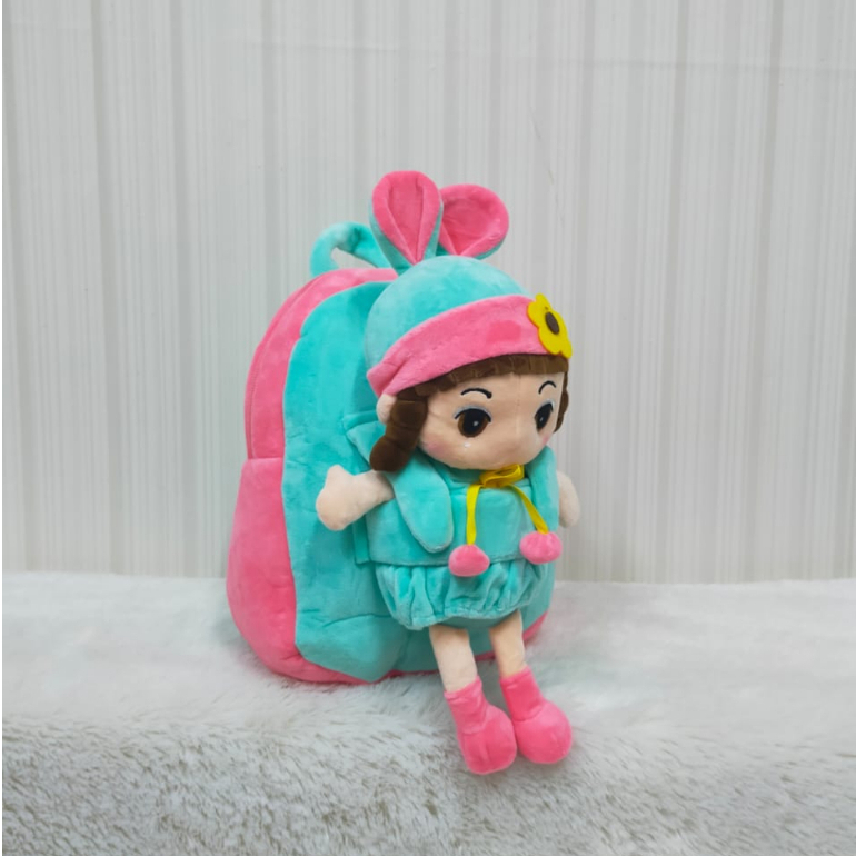 Tas Ransel Boneka Cewek Pelangi Rainbow/Backpack Hadiah Kado Ultah