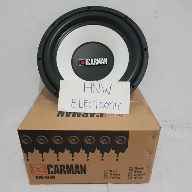 subwoofer speaker Carman 12" CM 1278 12 inch 12 in 12inch double coil
