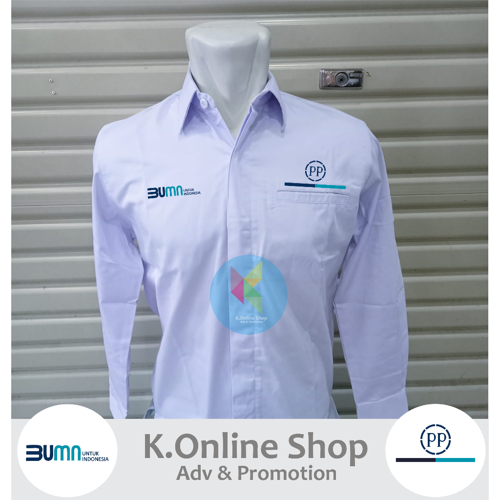 kemeja bumn untuk indonesia PP seragam bumn untuk indonesia PP baju bumn untuk indonesia PP putih le