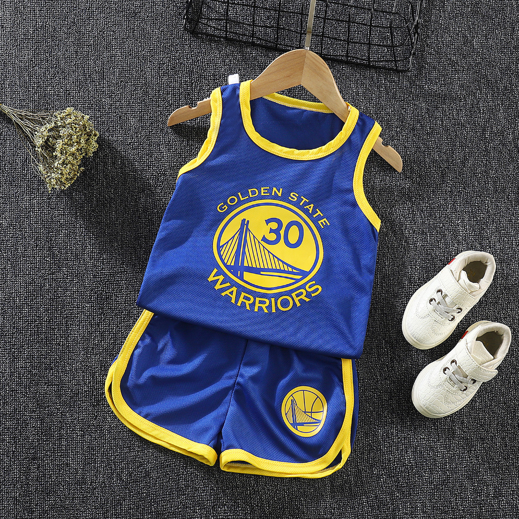 Setelan Singlet Anak Import 0 - 12 Tahun Basket Setelan anak basket