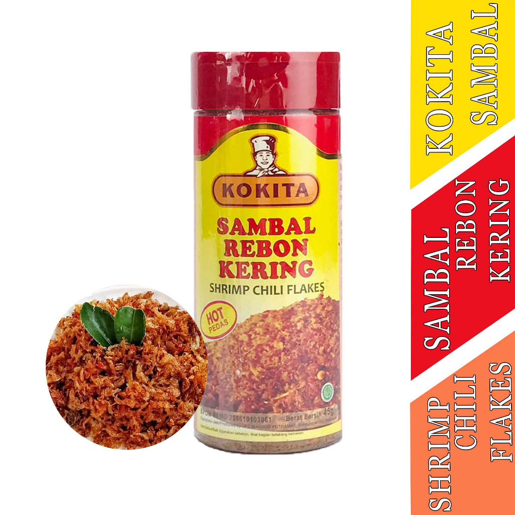 

Shrimp Chili Flakes- Kokita- Sambal Rebon Kering- 45gr