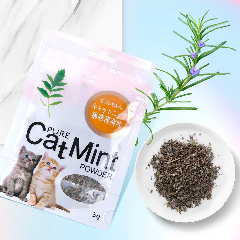 Catnip Catmint Cat Mint - 100% PURE NATUAL CATMINT POWDER - BIKIN FLY KUCING FEFARM Mint Kucing Camilan Kucing