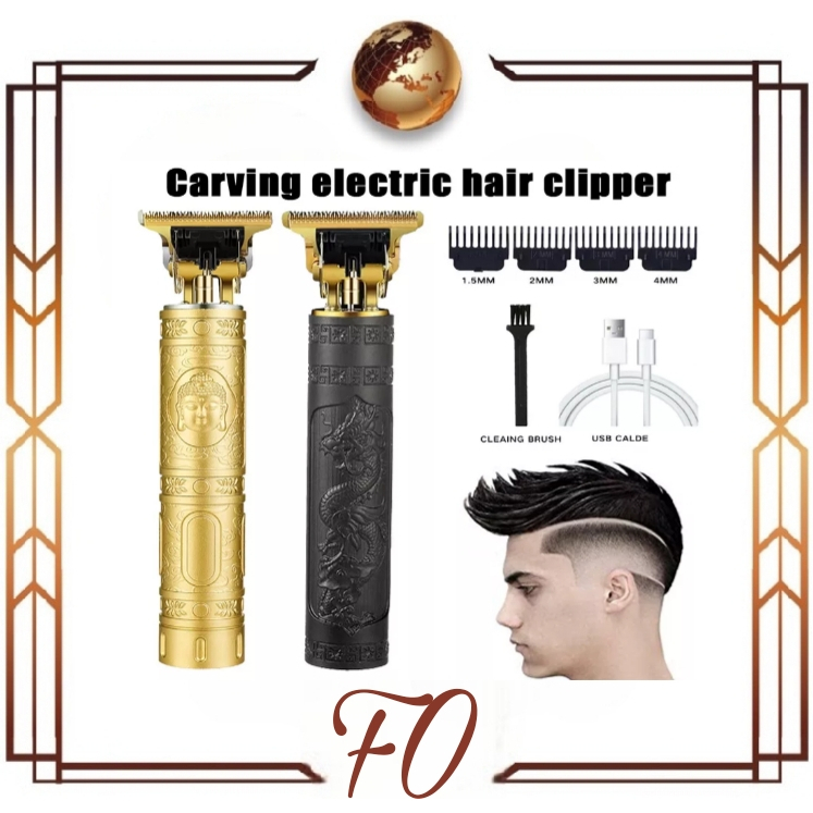 (FO)Alat Cukur Rambut Elektrik Mesin Potong Rambut Hair Clipper Alat Potong Rambut Cliper Rambut Cordless Professional