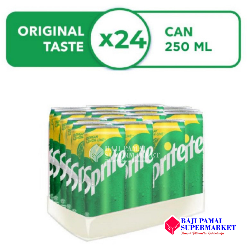 

Sprite Slim Minuman Kaleng [250 mL/Dus 24Kaleng]