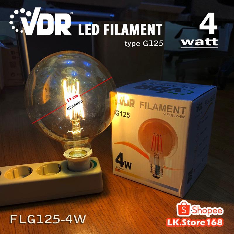 Lampu LED Filament VDR 4W E27