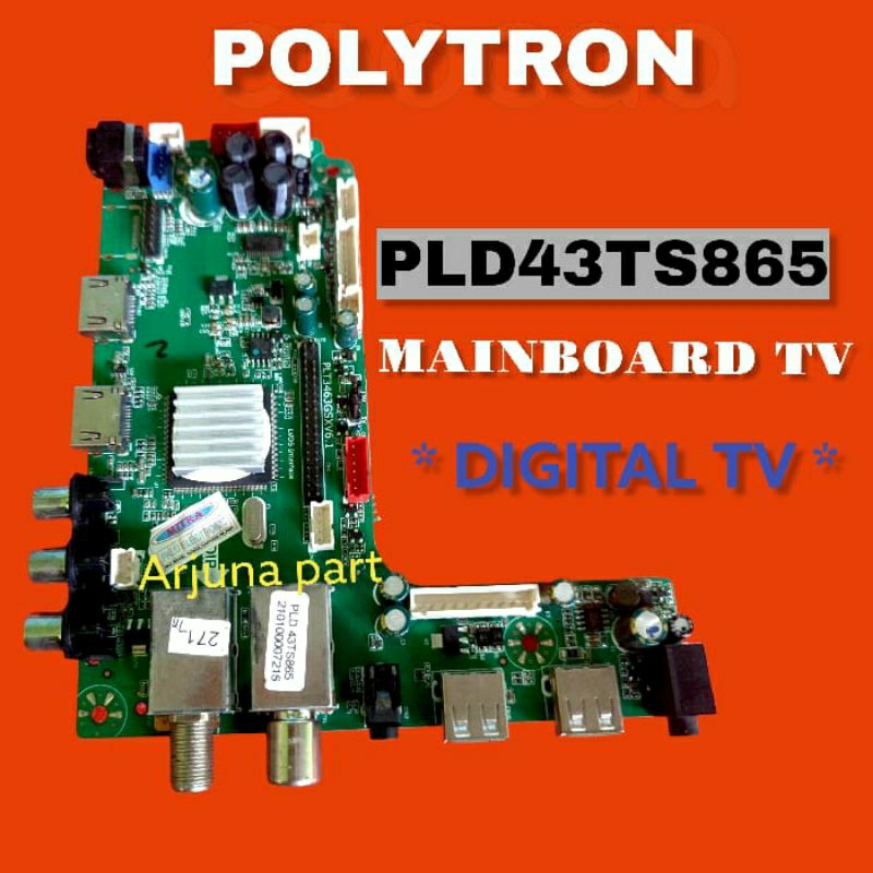Mainboard TV Polytron PLD43TS865 / MB TV Polytron PLD43TS865 / MB Polytron PLD 43TS865 / MB 43TS865 