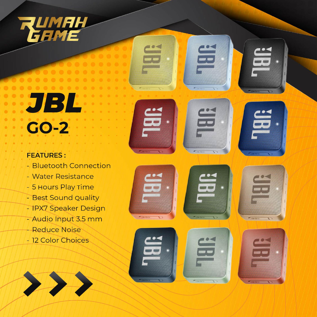 JBL GO 2 Speaker Portable Jbl Go2 Original