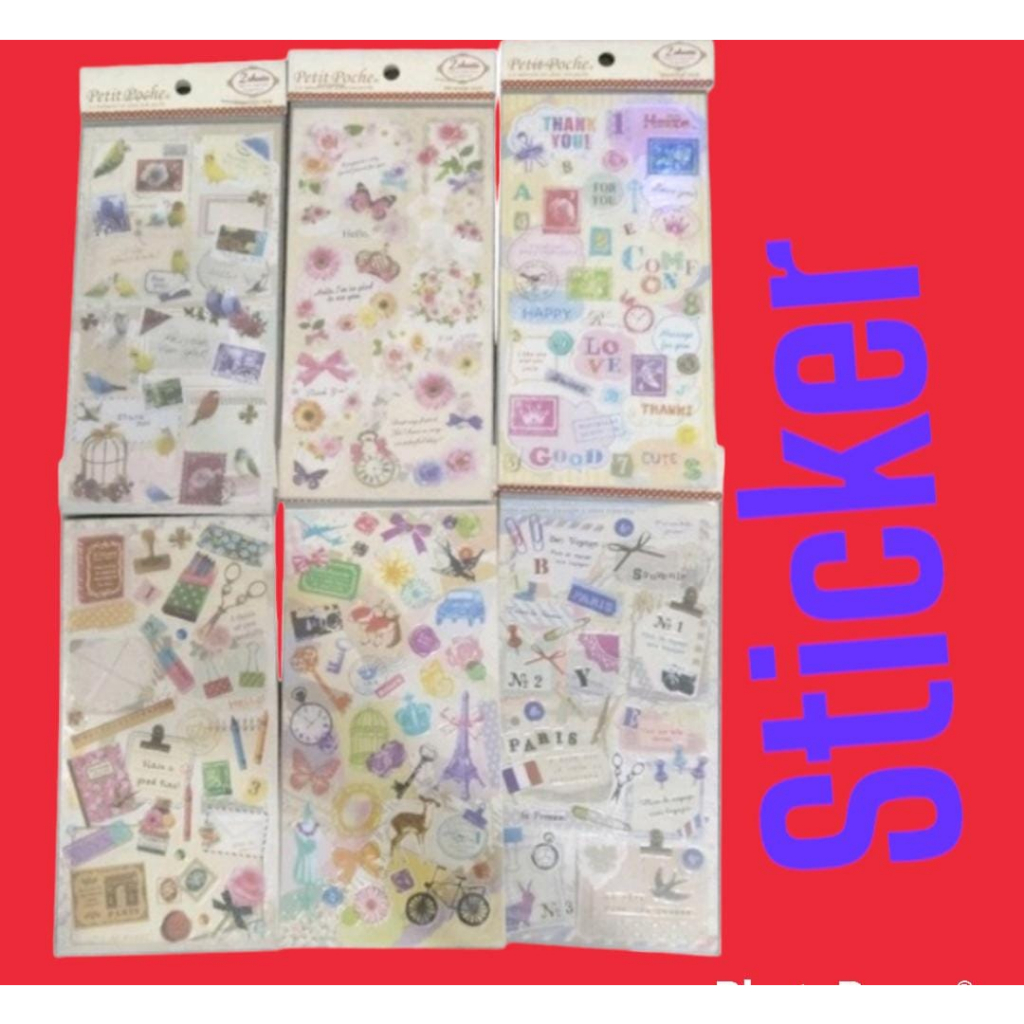 

sticker funny dan pettit poche quality import isi 2 pc per pack