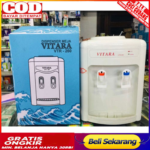 Dispenser Vitara VTR-260 Dispenser Galon Dispenser Air Panas Normal PROMO MURAH