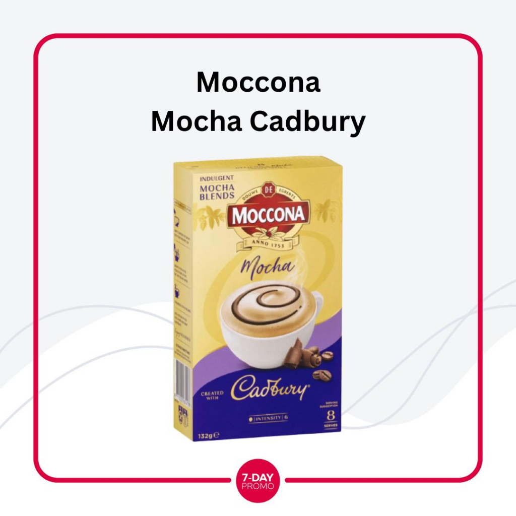 Moccona Coffee Instant Sachet Mocha Cadbury