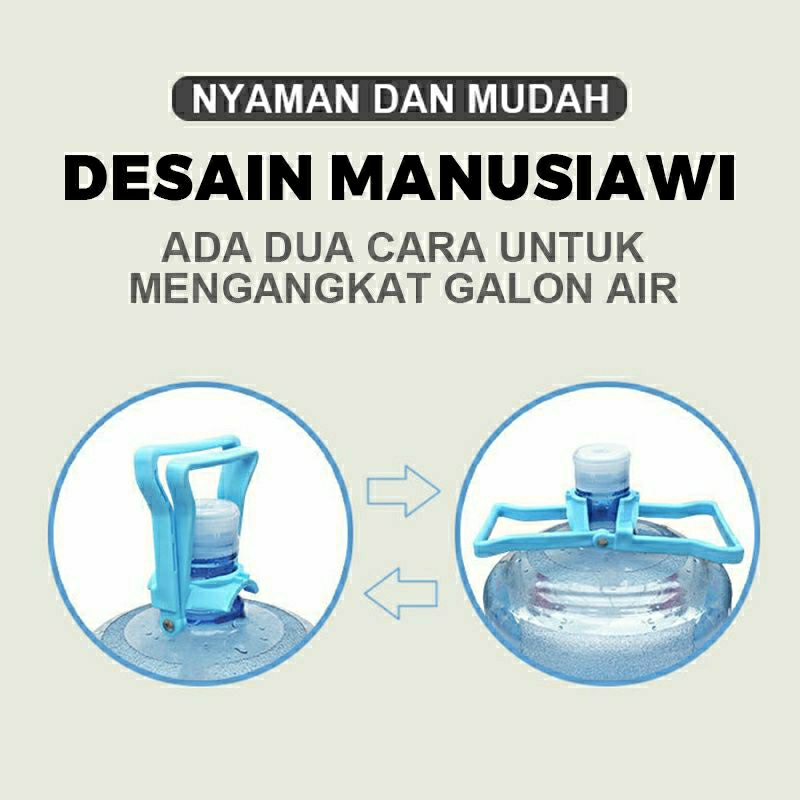 ALAT ANGKAT AIR GALON / ALAT BANTU PENGANGKAT AIR GALON AQUA HOLDER DOUBLE HANDLE GRIP