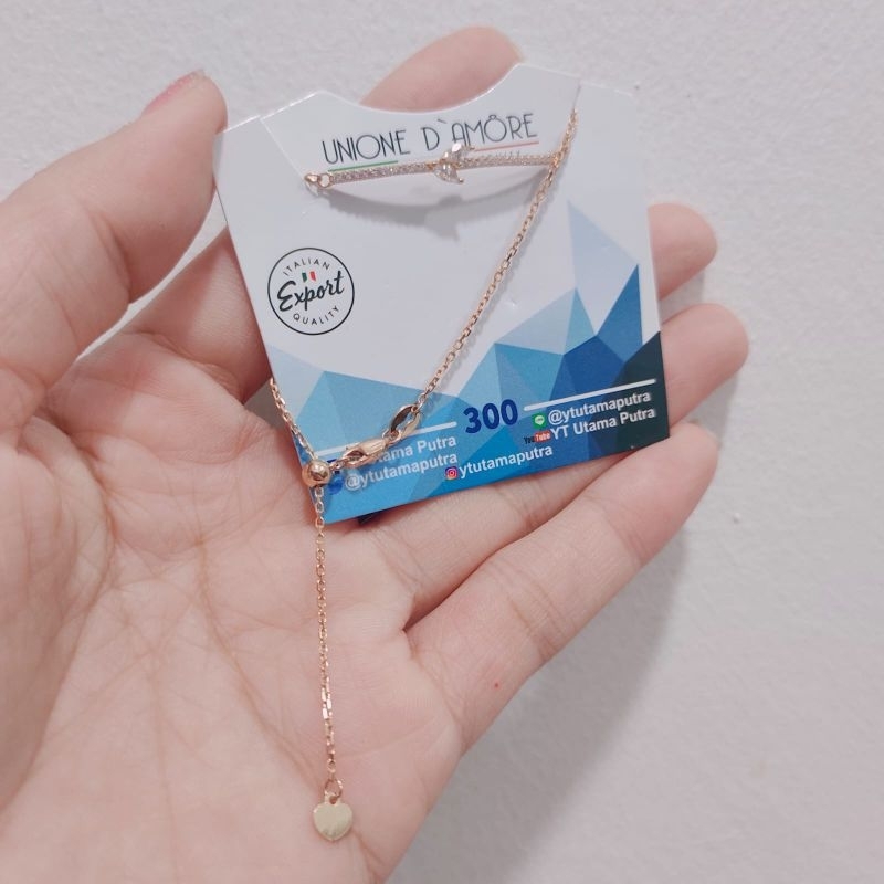 gelang serut permata mas asli