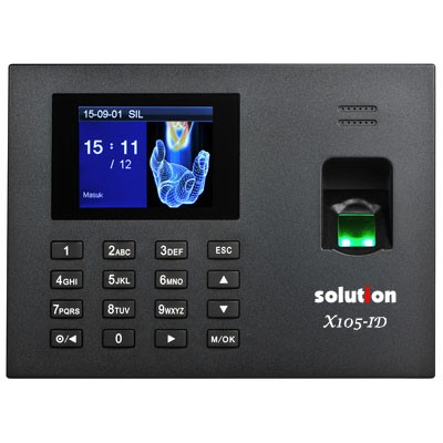 SOLUTION X105 / X105ID Mesin Absensi Sidik Jari / Finger Print